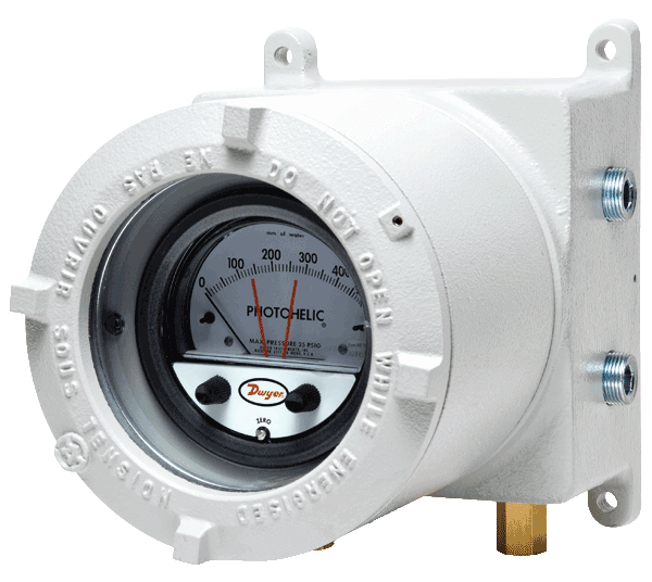 Dwyer Photohelic Gauge Pressure Switch, Series AT3A3000